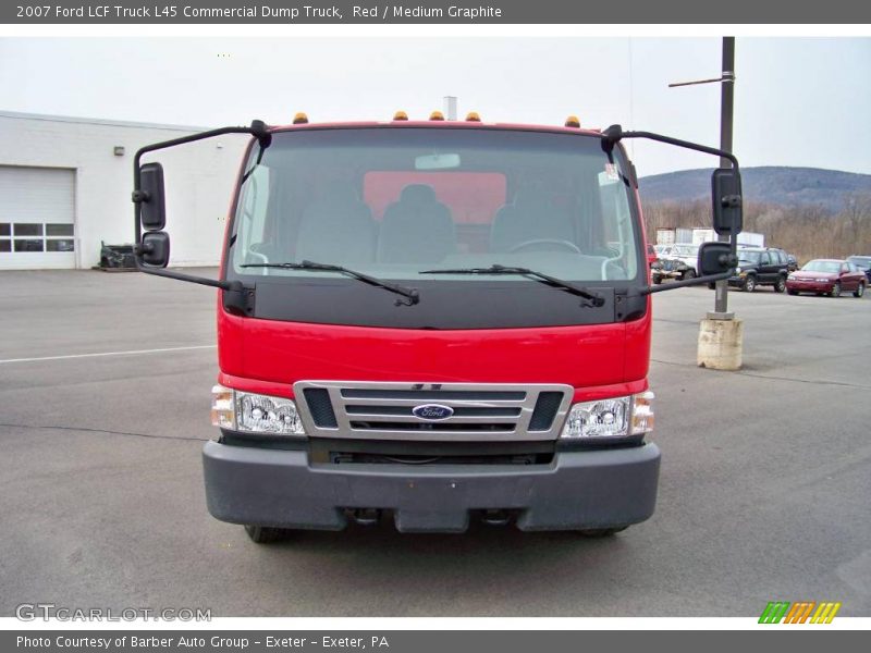 Red / Medium Graphite 2007 Ford LCF Truck L45 Commercial Dump Truck