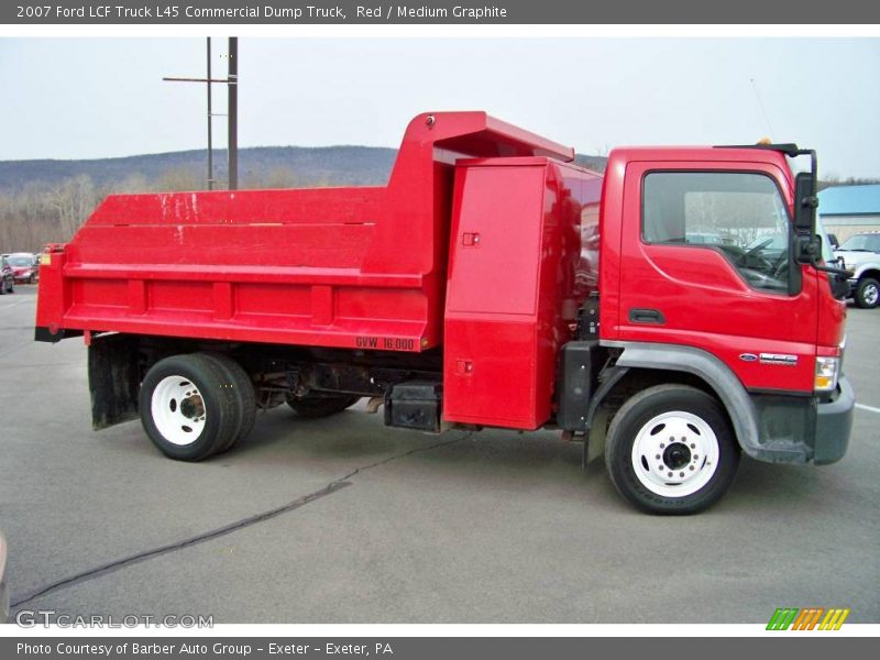 Red / Medium Graphite 2007 Ford LCF Truck L45 Commercial Dump Truck