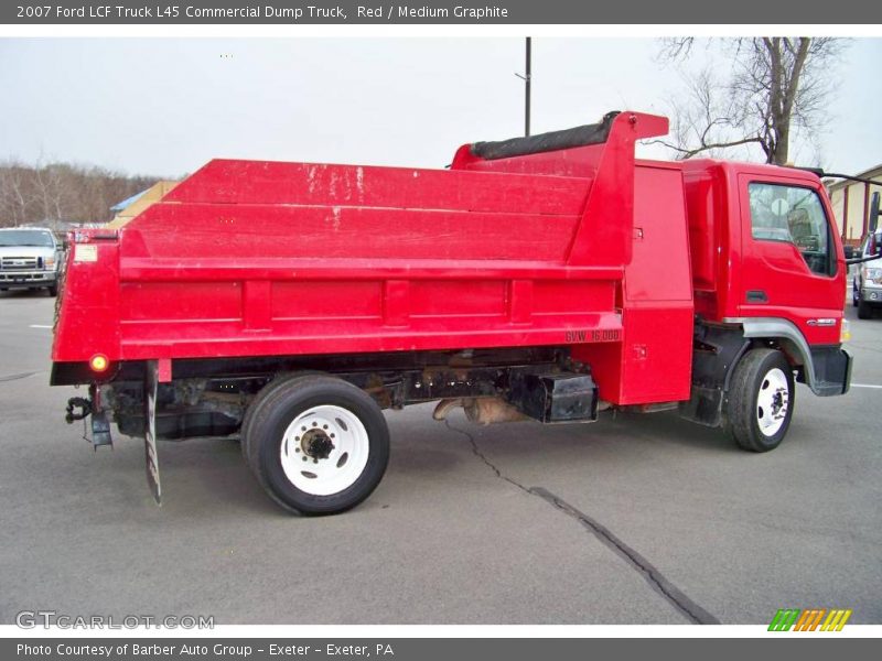 Red / Medium Graphite 2007 Ford LCF Truck L45 Commercial Dump Truck