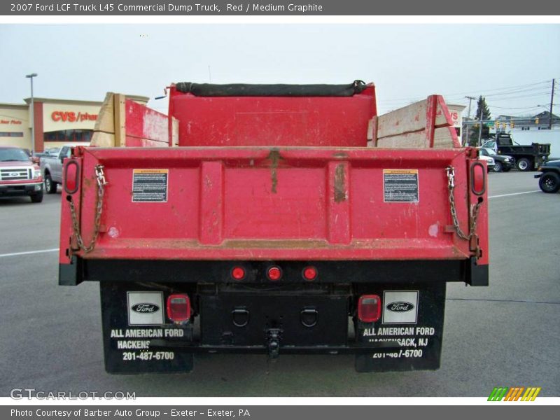 Red / Medium Graphite 2007 Ford LCF Truck L45 Commercial Dump Truck