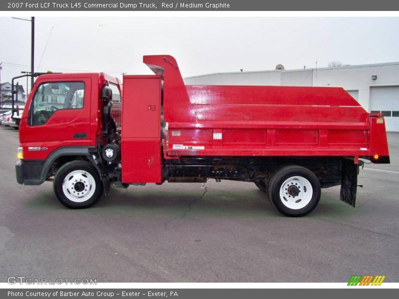 Red / Medium Graphite 2007 Ford LCF Truck L45 Commercial Dump Truck