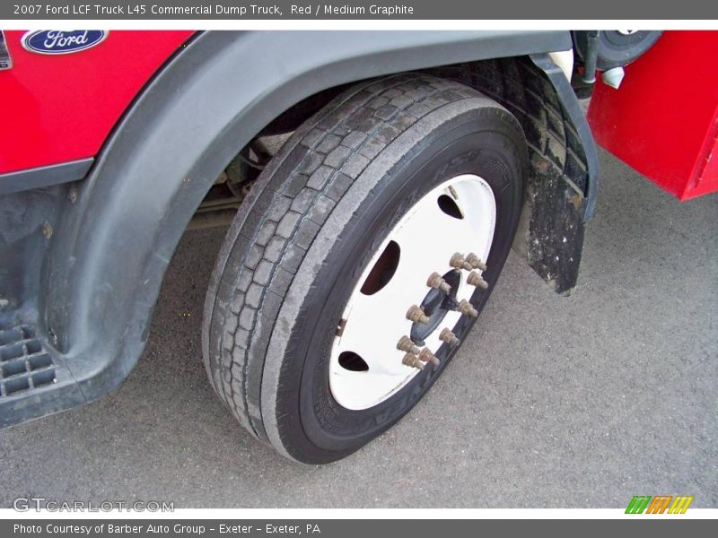 Red / Medium Graphite 2007 Ford LCF Truck L45 Commercial Dump Truck