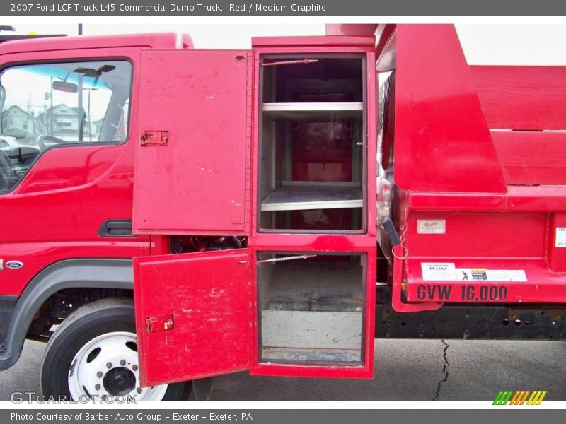 Red / Medium Graphite 2007 Ford LCF Truck L45 Commercial Dump Truck