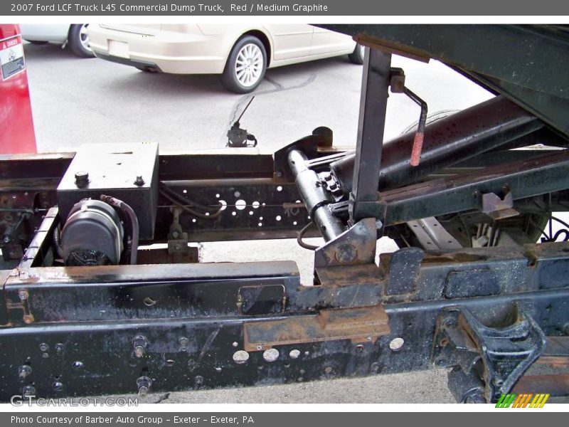 Red / Medium Graphite 2007 Ford LCF Truck L45 Commercial Dump Truck