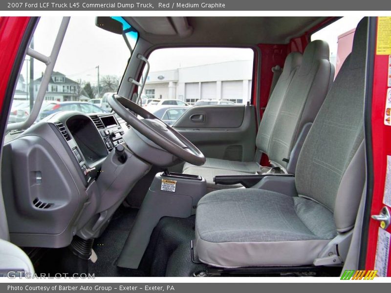 Red / Medium Graphite 2007 Ford LCF Truck L45 Commercial Dump Truck