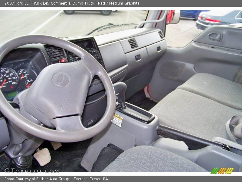 Red / Medium Graphite 2007 Ford LCF Truck L45 Commercial Dump Truck