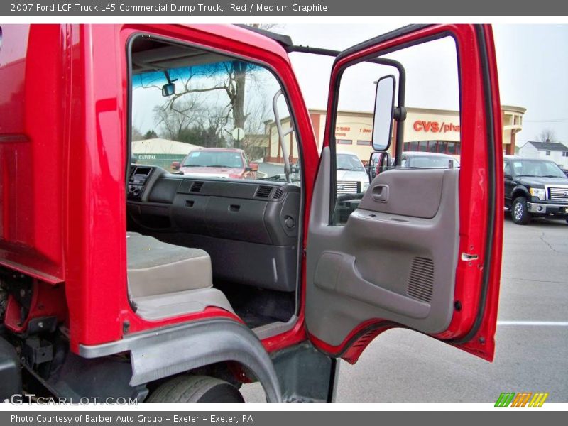 Red / Medium Graphite 2007 Ford LCF Truck L45 Commercial Dump Truck