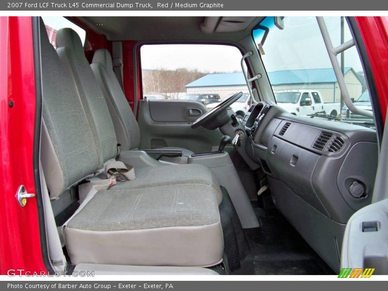 Red / Medium Graphite 2007 Ford LCF Truck L45 Commercial Dump Truck