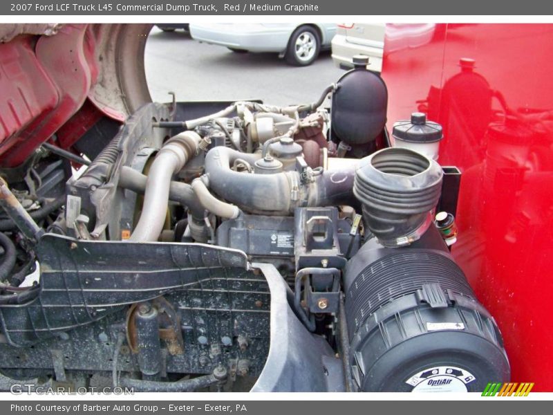 Red / Medium Graphite 2007 Ford LCF Truck L45 Commercial Dump Truck