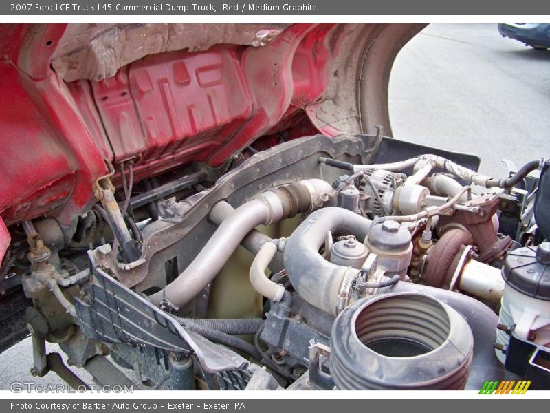 Red / Medium Graphite 2007 Ford LCF Truck L45 Commercial Dump Truck
