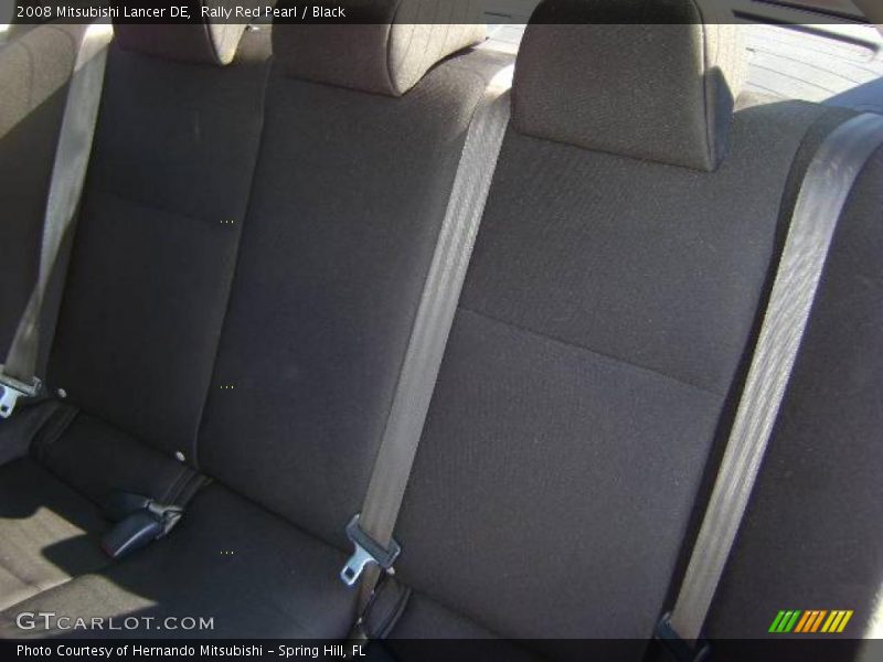 Rally Red Pearl / Black 2008 Mitsubishi Lancer DE