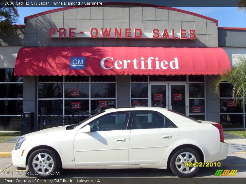 White Diamond / Cashmere 2006 Cadillac CTS Sedan