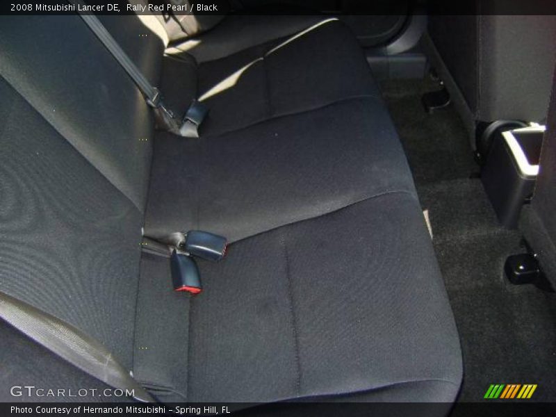Rally Red Pearl / Black 2008 Mitsubishi Lancer DE