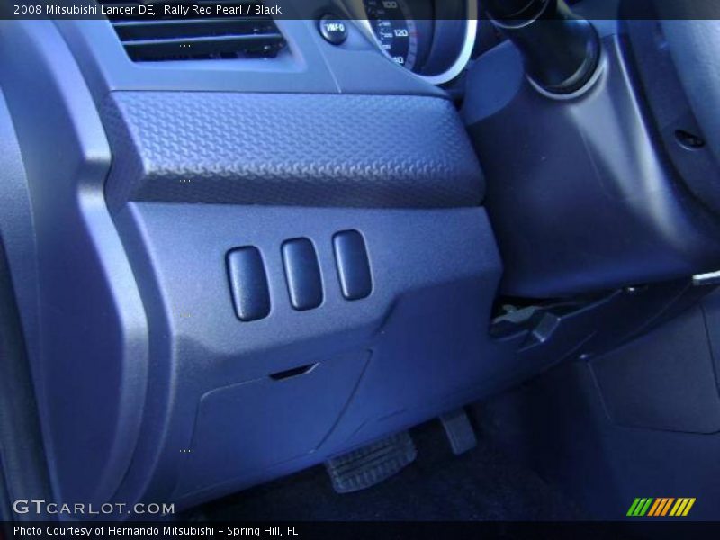 Rally Red Pearl / Black 2008 Mitsubishi Lancer DE