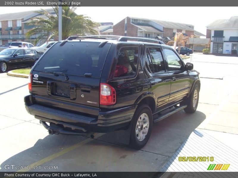 Ebony Black / Beige 2002 Isuzu Rodeo LSE