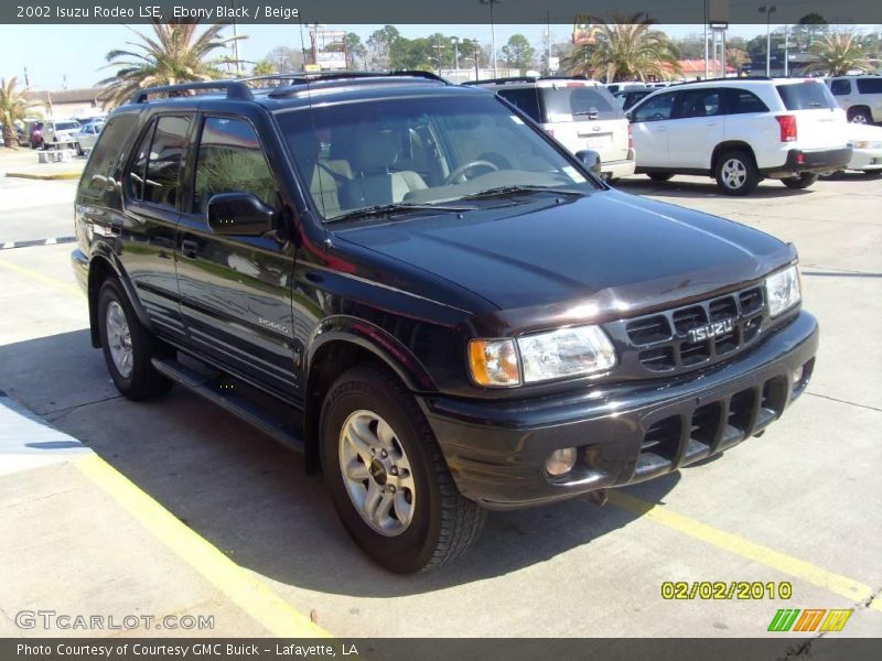 Ebony Black / Beige 2002 Isuzu Rodeo LSE