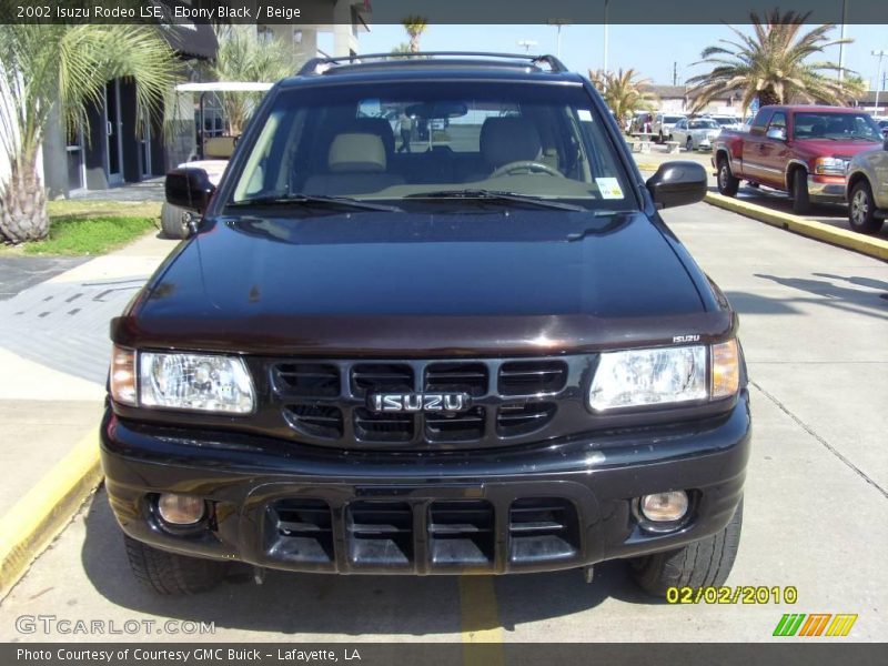 Ebony Black / Beige 2002 Isuzu Rodeo LSE