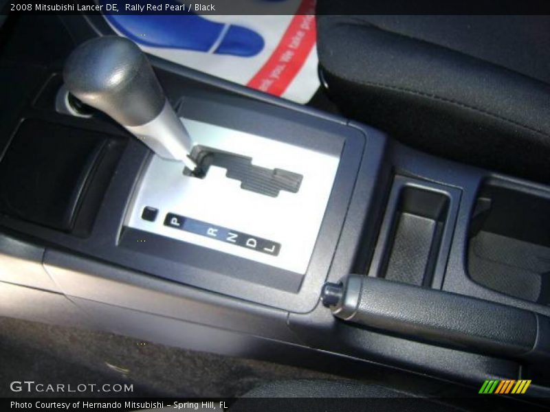 Rally Red Pearl / Black 2008 Mitsubishi Lancer DE