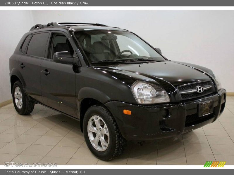 Obsidian Black / Gray 2006 Hyundai Tucson GL