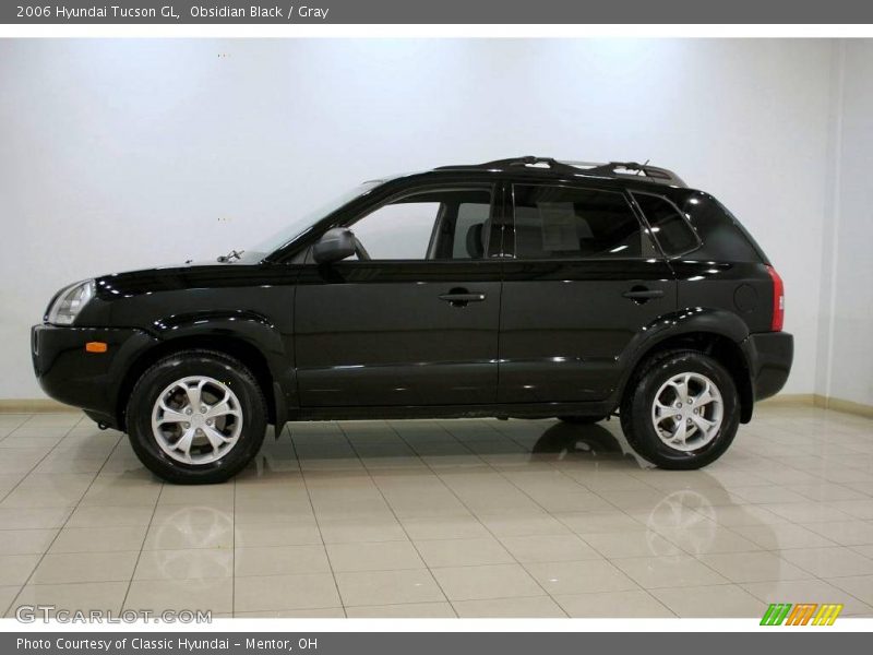 Obsidian Black / Gray 2006 Hyundai Tucson GL