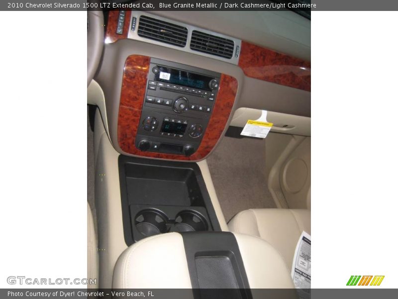 Blue Granite Metallic / Dark Cashmere/Light Cashmere 2010 Chevrolet Silverado 1500 LTZ Extended Cab