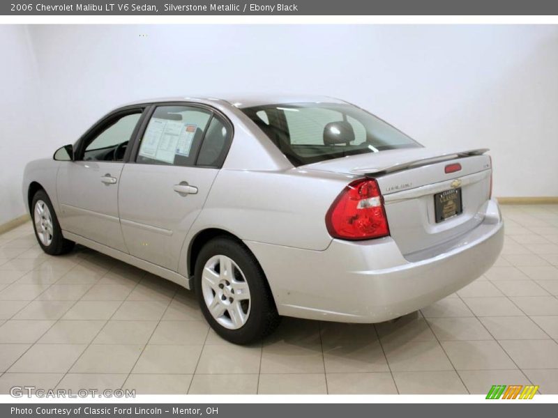 Silverstone Metallic / Ebony Black 2006 Chevrolet Malibu LT V6 Sedan