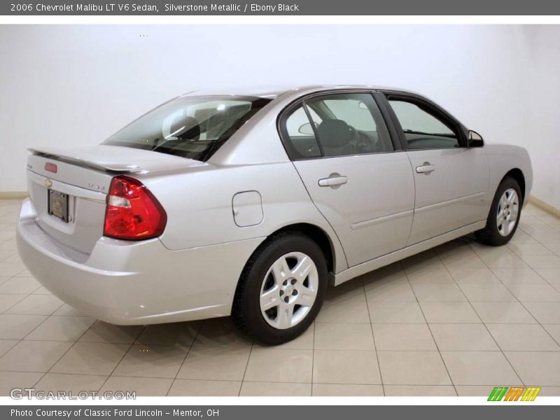Silverstone Metallic / Ebony Black 2006 Chevrolet Malibu LT V6 Sedan