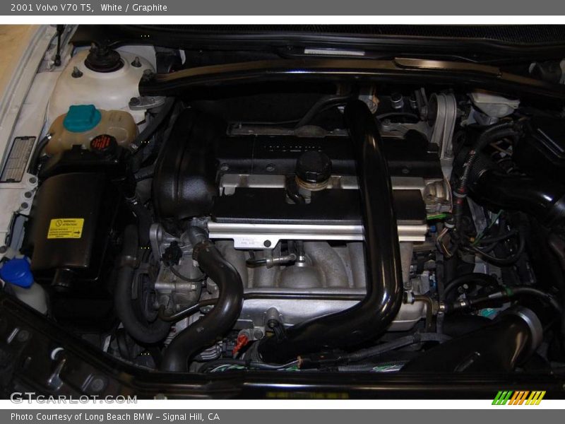 White / Graphite 2001 Volvo V70 T5