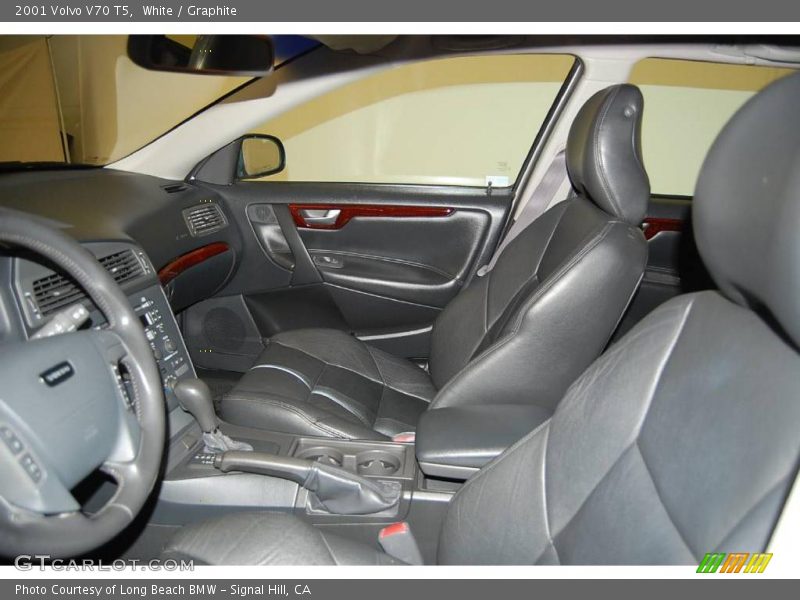 White / Graphite 2001 Volvo V70 T5