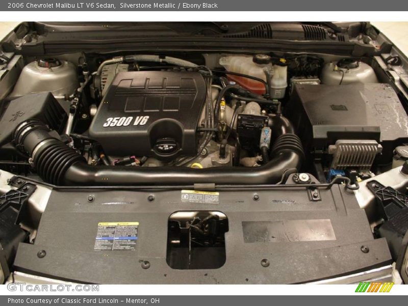 Silverstone Metallic / Ebony Black 2006 Chevrolet Malibu LT V6 Sedan