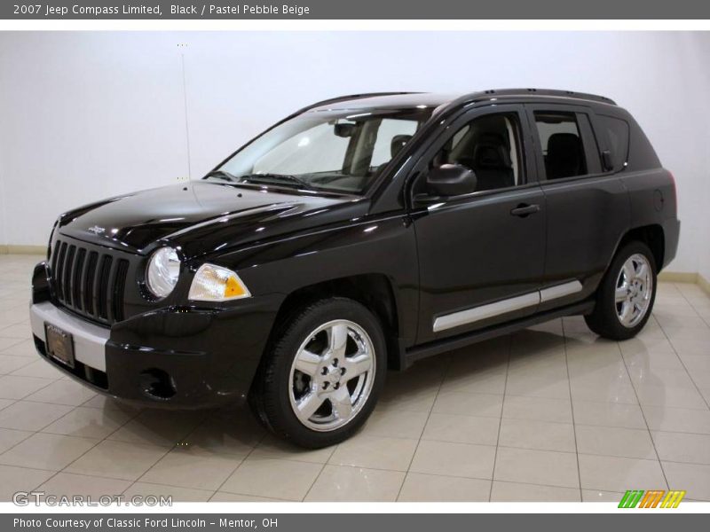 Black / Pastel Pebble Beige 2007 Jeep Compass Limited