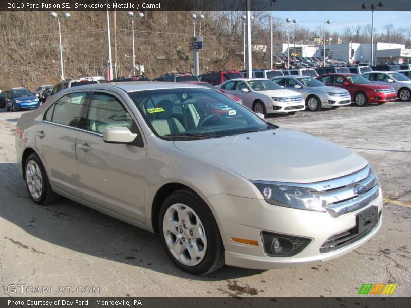 Smokestone Metallic / Camel 2010 Ford Fusion SE