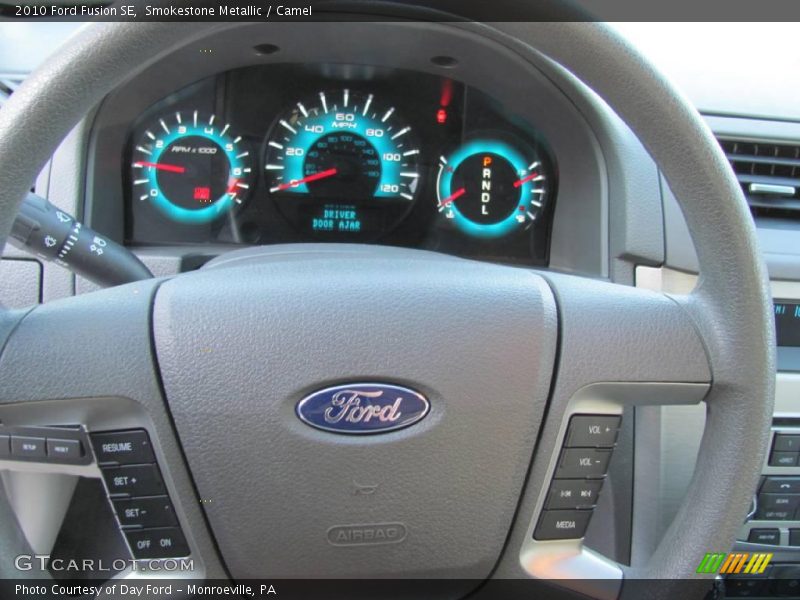 Smokestone Metallic / Camel 2010 Ford Fusion SE