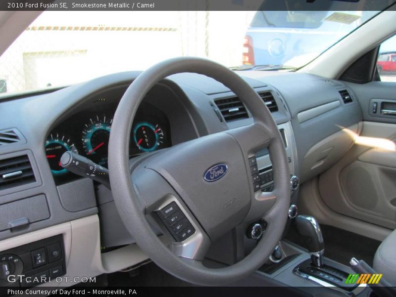 Smokestone Metallic / Camel 2010 Ford Fusion SE
