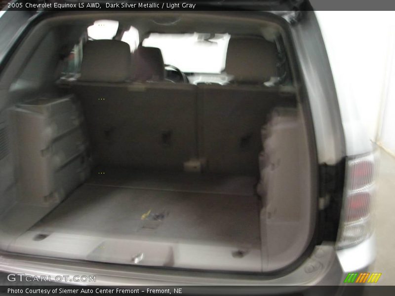 Dark Silver Metallic / Light Gray 2005 Chevrolet Equinox LS AWD