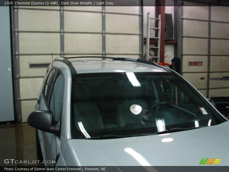 Dark Silver Metallic / Light Gray 2005 Chevrolet Equinox LS AWD
