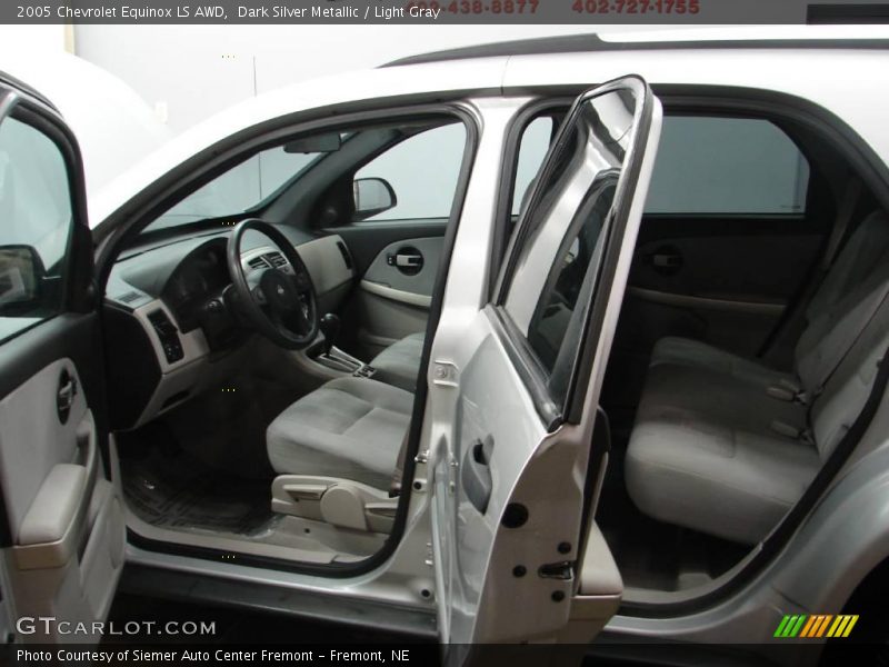Dark Silver Metallic / Light Gray 2005 Chevrolet Equinox LS AWD