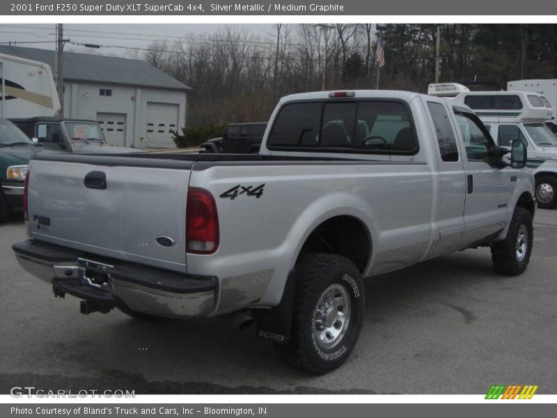 Silver Metallic / Medium Graphite 2001 Ford F250 Super Duty XLT SuperCab 4x4