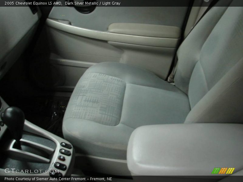 Dark Silver Metallic / Light Gray 2005 Chevrolet Equinox LS AWD