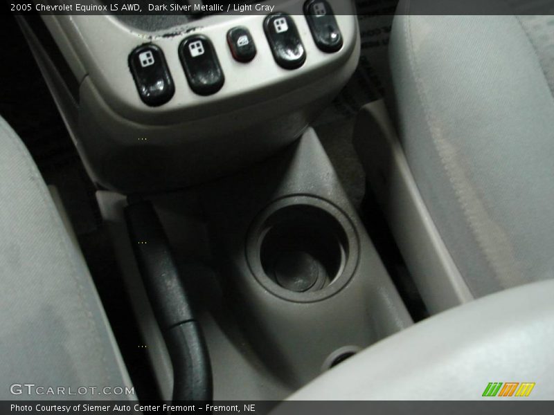Dark Silver Metallic / Light Gray 2005 Chevrolet Equinox LS AWD
