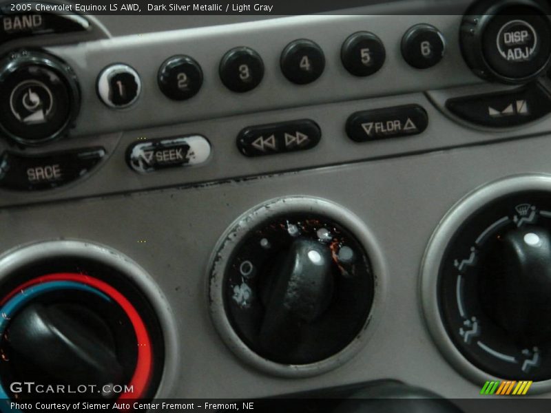 Dark Silver Metallic / Light Gray 2005 Chevrolet Equinox LS AWD