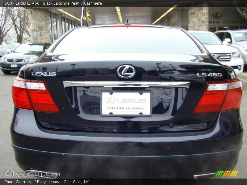 Black Sapphire Pearl / Cashmere 2007 Lexus LS 460