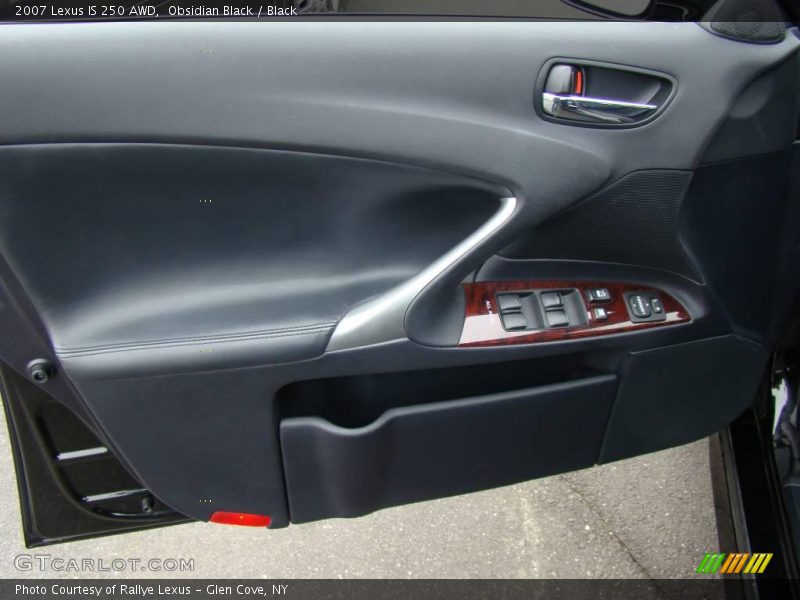 Obsidian Black / Black 2007 Lexus IS 250 AWD