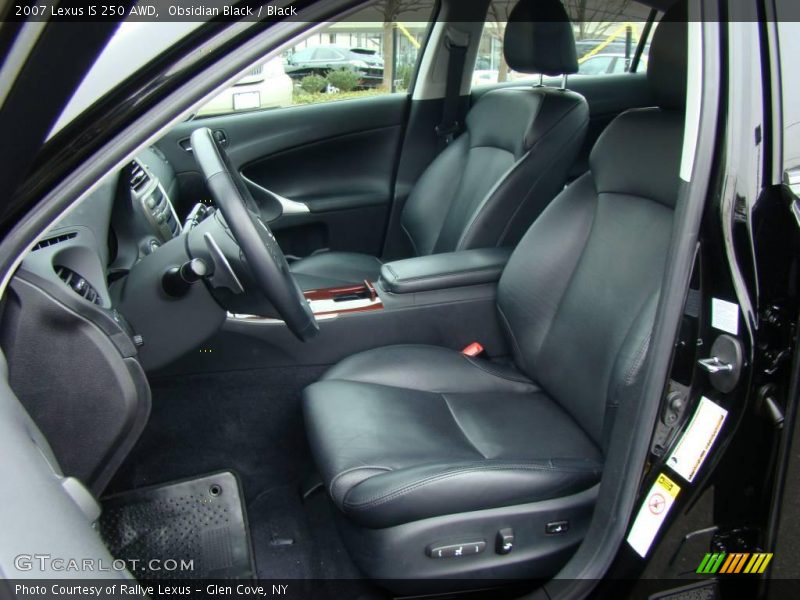 Obsidian Black / Black 2007 Lexus IS 250 AWD