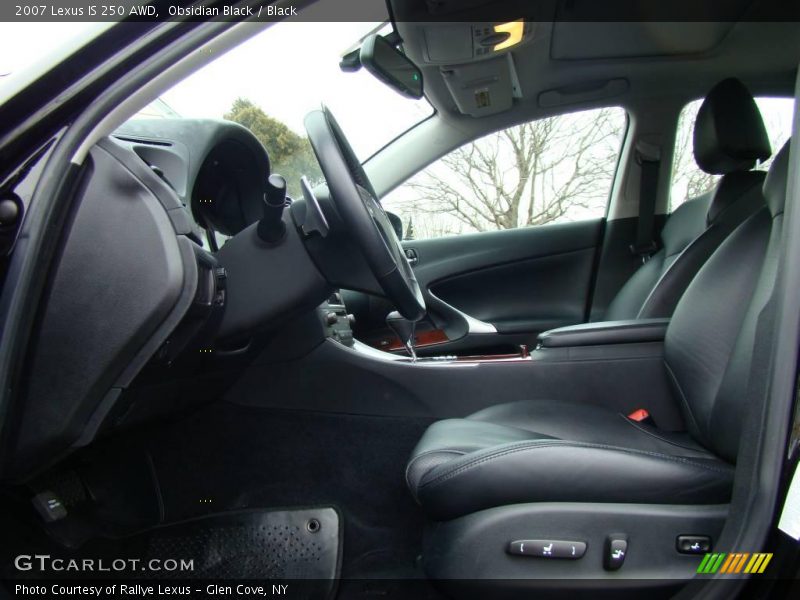 Obsidian Black / Black 2007 Lexus IS 250 AWD
