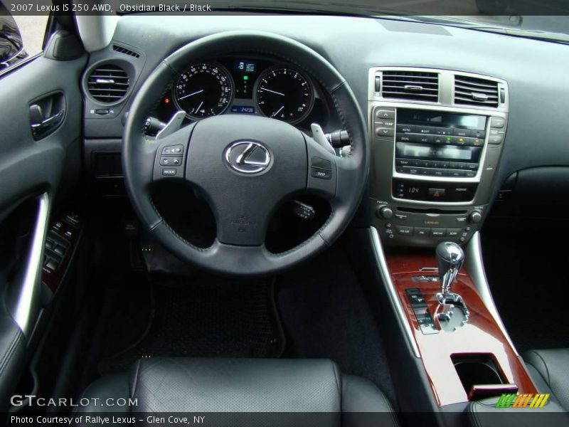 Obsidian Black / Black 2007 Lexus IS 250 AWD