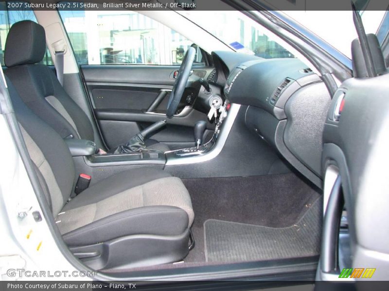 Brilliant Silver Metallic / Off-Black 2007 Subaru Legacy 2.5i Sedan
