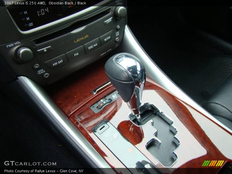 Obsidian Black / Black 2007 Lexus IS 250 AWD