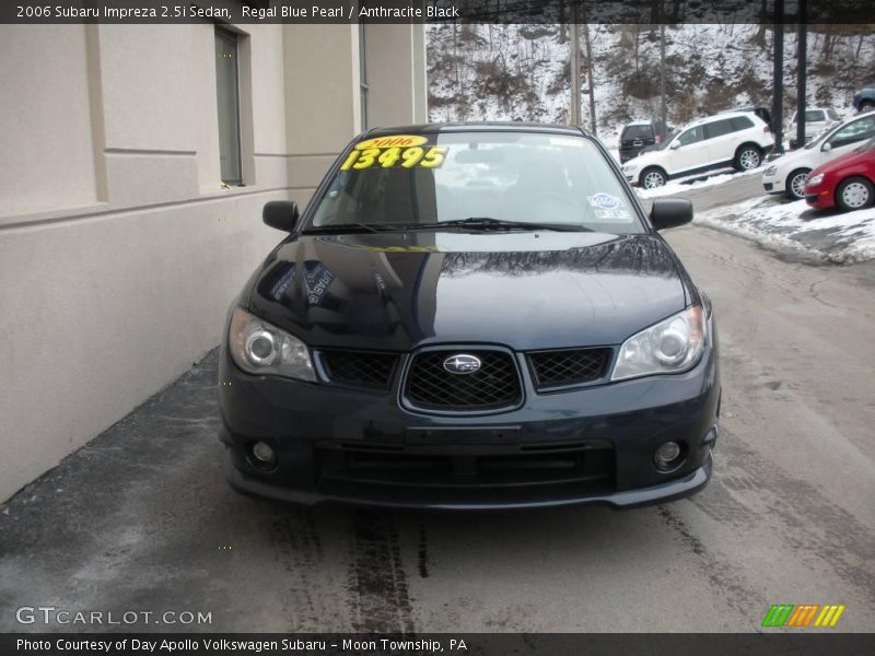Regal Blue Pearl / Anthracite Black 2006 Subaru Impreza 2.5i Sedan