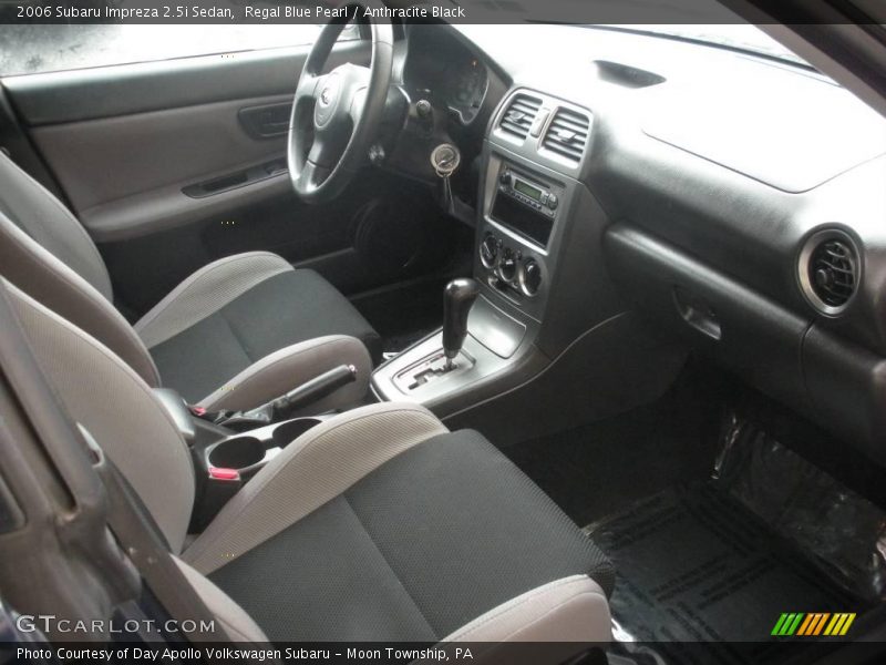Regal Blue Pearl / Anthracite Black 2006 Subaru Impreza 2.5i Sedan